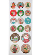 Sticker mit Weihnachtsmotiven