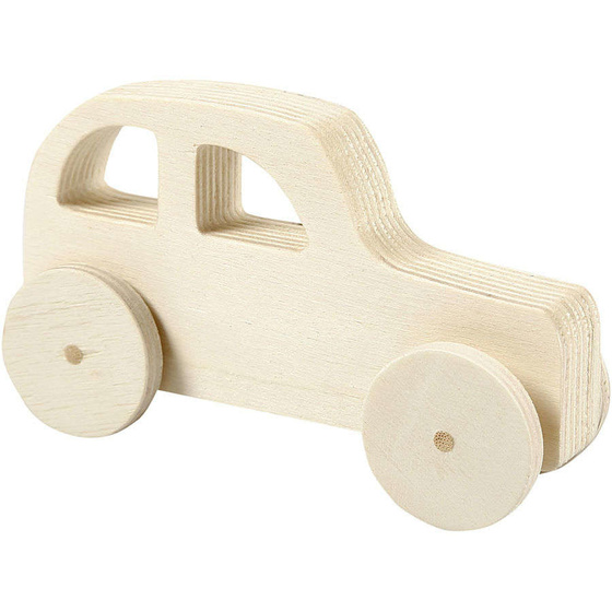 Autos aus Holz, 2er Set