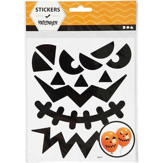 Fancy Sticker, Halloween - groe Gesichter