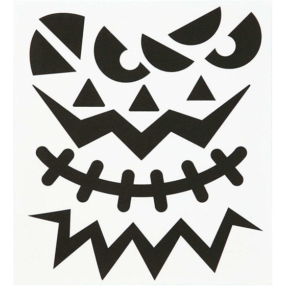 Fancy Sticker, Halloween - groe Gesichter